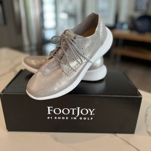 Sparkly silver / gray FootJoy golf shoes size 8 *EUC*